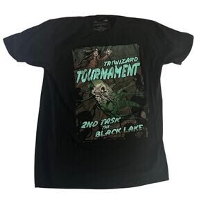 Harry Potter Triwizard Tournament The Black Lake T-Shirt - Black - Size: L